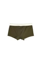 BOXERS khaki×white